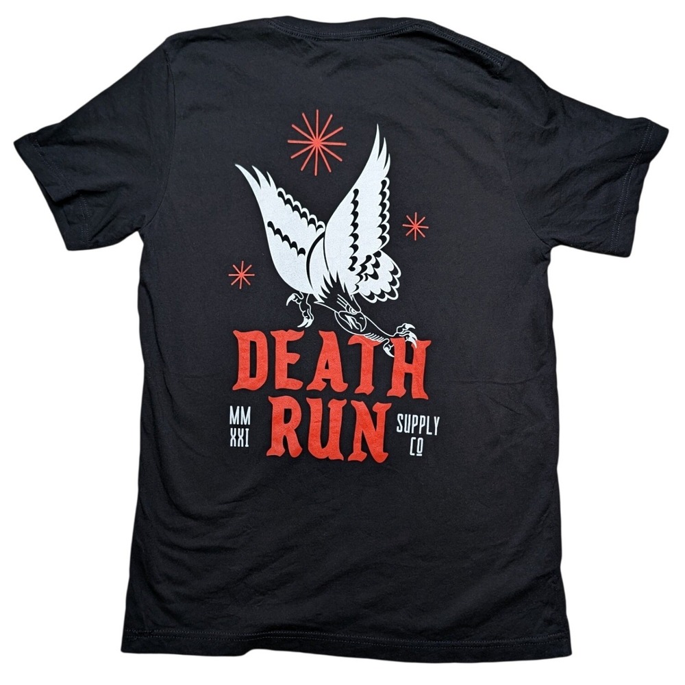 Death Run Supply Co. Medium Men's Black Short Sleeve Sleeve Fate's Touch‎ Tee